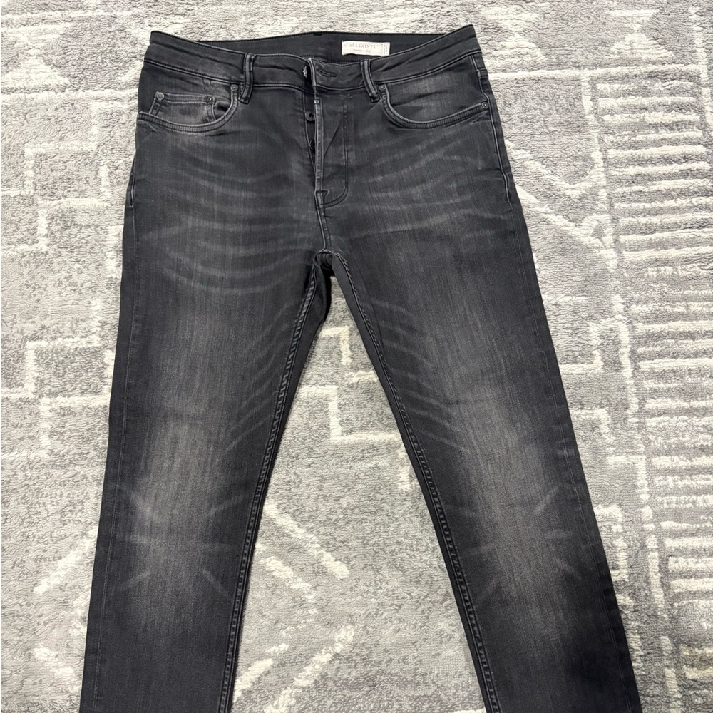 All Saints Men's Black extra Skinny Jeans